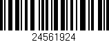 Código de barras (EAN, GTIN, SKU, ISBN): '24561924'
