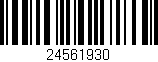 Código de barras (EAN, GTIN, SKU, ISBN): '24561930'