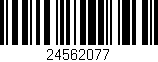 Código de barras (EAN, GTIN, SKU, ISBN): '24562077'