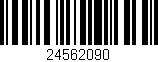 Código de barras (EAN, GTIN, SKU, ISBN): '24562090'