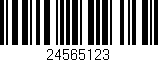Código de barras (EAN, GTIN, SKU, ISBN): '24565123'