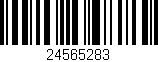 Código de barras (EAN, GTIN, SKU, ISBN): '24565283'
