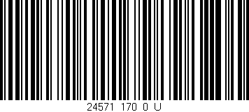 Código de barras (EAN, GTIN, SKU, ISBN): '24571_170_0_U'