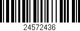 Código de barras (EAN, GTIN, SKU, ISBN): '24572436'