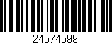 Código de barras (EAN, GTIN, SKU, ISBN): '24574599'