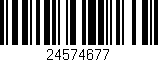 Código de barras (EAN, GTIN, SKU, ISBN): '24574677'