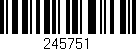 Código de barras (EAN, GTIN, SKU, ISBN): '245751'