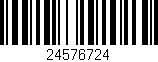 Código de barras (EAN, GTIN, SKU, ISBN): '24576724'
