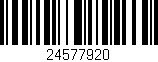 Código de barras (EAN, GTIN, SKU, ISBN): '24577920'