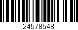 Código de barras (EAN, GTIN, SKU, ISBN): '24578548'