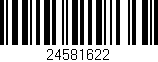 Código de barras (EAN, GTIN, SKU, ISBN): '24581622'
