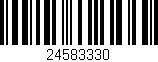 Código de barras (EAN, GTIN, SKU, ISBN): '24583330'
