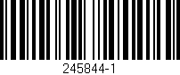 Código de barras (EAN, GTIN, SKU, ISBN): '245844-1'