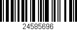 Código de barras (EAN, GTIN, SKU, ISBN): '24585696'