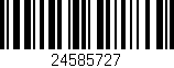 Código de barras (EAN, GTIN, SKU, ISBN): '24585727'