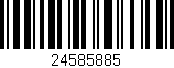 Código de barras (EAN, GTIN, SKU, ISBN): '24585885'