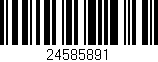 Código de barras (EAN, GTIN, SKU, ISBN): '24585891'