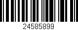 Código de barras (EAN, GTIN, SKU, ISBN): '24585899'