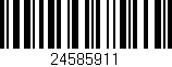 Código de barras (EAN, GTIN, SKU, ISBN): '24585911'