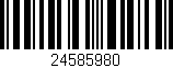Código de barras (EAN, GTIN, SKU, ISBN): '24585980'