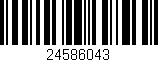 Código de barras (EAN, GTIN, SKU, ISBN): '24586043'