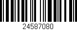 Código de barras (EAN, GTIN, SKU, ISBN): '24587080'