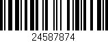 Código de barras (EAN, GTIN, SKU, ISBN): '24587874'