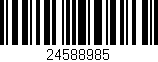 Código de barras (EAN, GTIN, SKU, ISBN): '24588985'