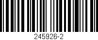 Código de barras (EAN, GTIN, SKU, ISBN): '245926-2'