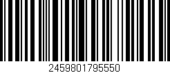 Código de barras (EAN, GTIN, SKU, ISBN): '2459801795550'