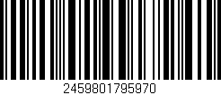 Código de barras (EAN, GTIN, SKU, ISBN): '2459801795970'