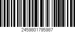 Código de barras (EAN, GTIN, SKU, ISBN): '2459801795987'
