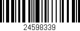 Código de barras (EAN, GTIN, SKU, ISBN): '24598339'