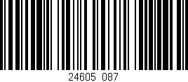 Código de barras (EAN, GTIN, SKU, ISBN): '24605/087'