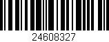 Código de barras (EAN, GTIN, SKU, ISBN): '24608327'