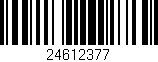 Código de barras (EAN, GTIN, SKU, ISBN): '24612377'