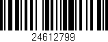 Código de barras (EAN, GTIN, SKU, ISBN): '24612799'