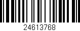 Código de barras (EAN, GTIN, SKU, ISBN): '24613768'