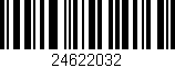 Código de barras (EAN, GTIN, SKU, ISBN): '24622032'