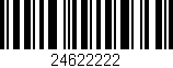 Código de barras (EAN, GTIN, SKU, ISBN): '24622222'