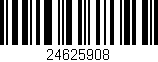 Código de barras (EAN, GTIN, SKU, ISBN): '24625908'