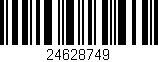 Código de barras (EAN, GTIN, SKU, ISBN): '24628749'