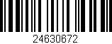 Código de barras (EAN, GTIN, SKU, ISBN): '24630672'