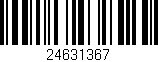 Código de barras (EAN, GTIN, SKU, ISBN): '24631367'
