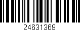 Código de barras (EAN, GTIN, SKU, ISBN): '24631369'