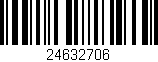 Código de barras (EAN, GTIN, SKU, ISBN): '24632706'