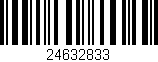 Código de barras (EAN, GTIN, SKU, ISBN): '24632833'