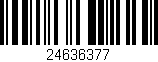 Código de barras (EAN, GTIN, SKU, ISBN): '24636377'