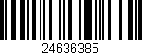 Código de barras (EAN, GTIN, SKU, ISBN): '24636385'