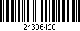 Código de barras (EAN, GTIN, SKU, ISBN): '24636420'